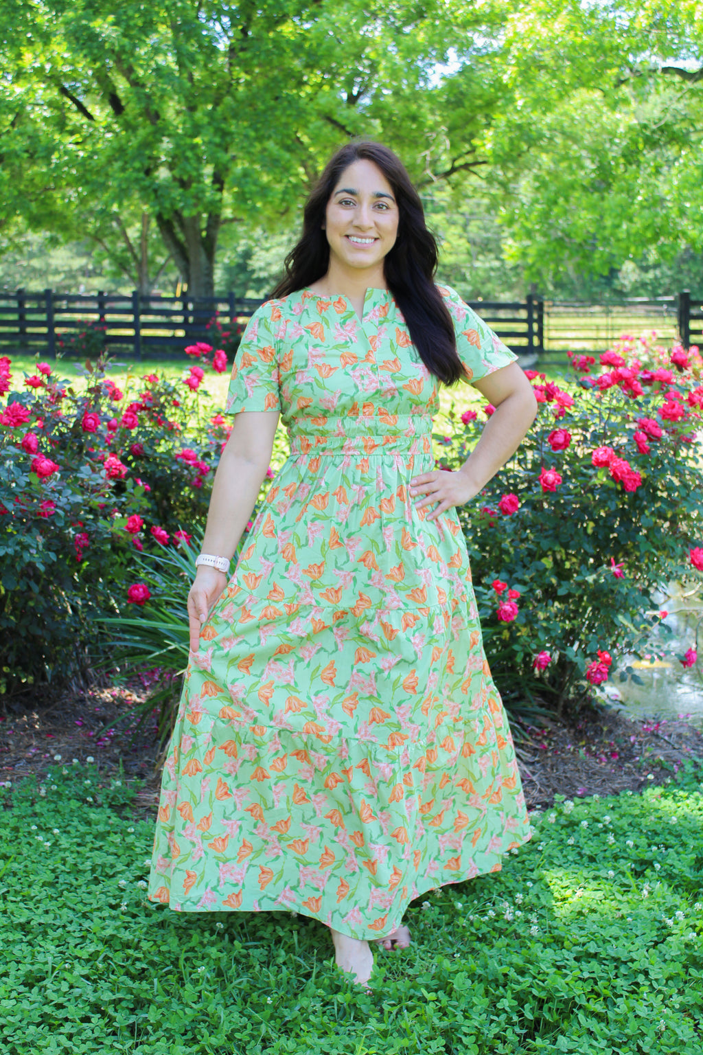 Sage Orange Maxi