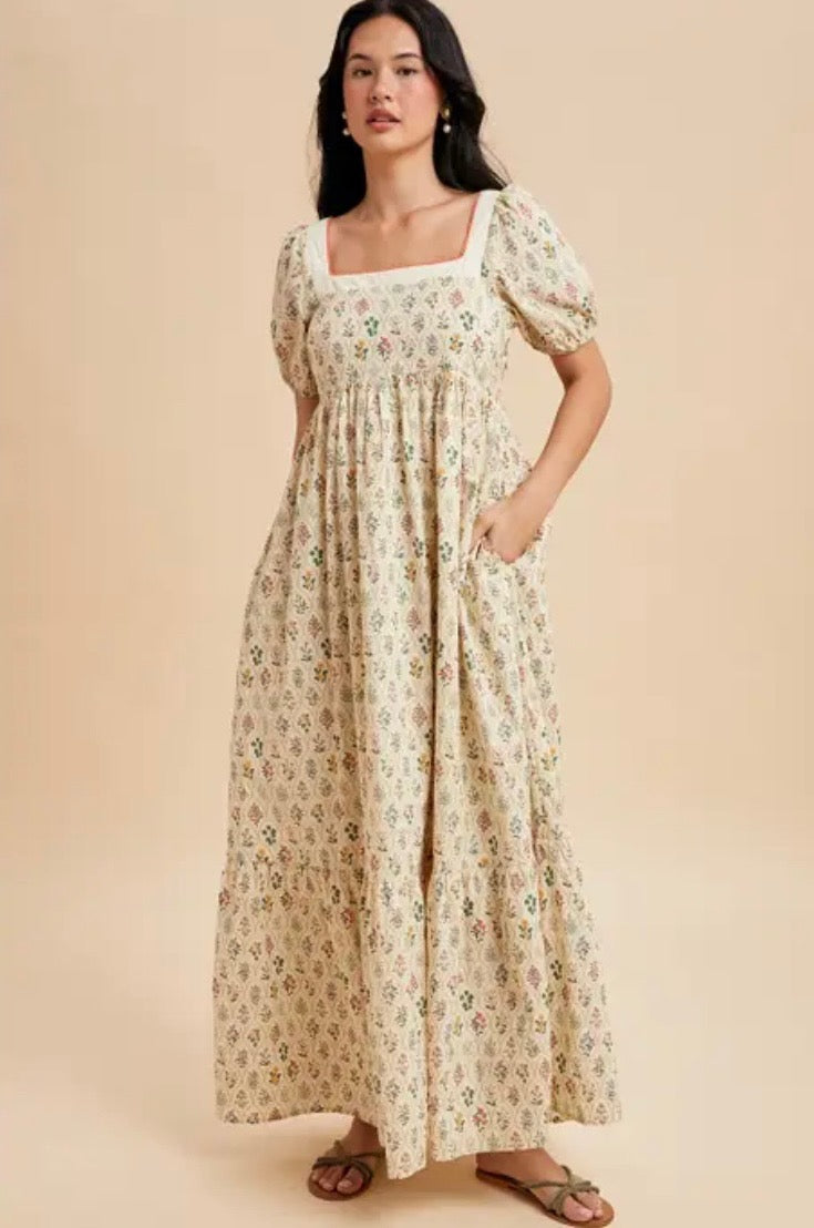 FLORAL MAXI DRESS